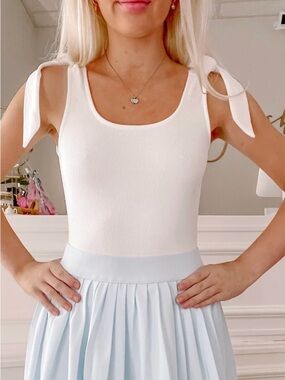 Sassy Shortcake size medium white Brynn Bodysuit, new with tags!